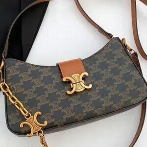 SALE: NWT Stunning MONOGRAMED  Leather Mini Bag